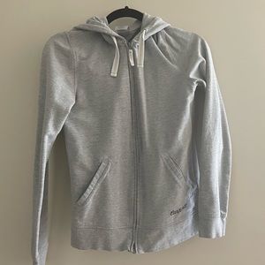 Carhartt grey zip-up hoodie